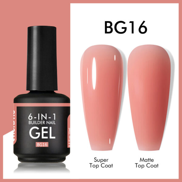 6 IN 1 Extension Gel 15ML Builder Nail Gel In A - Image 9