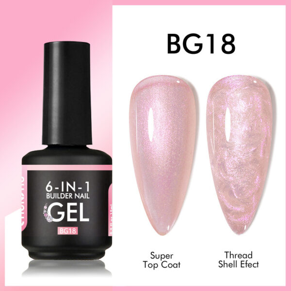 6 IN 1 Extension Gel 15ML Builder Nail Gel In A - Image 10