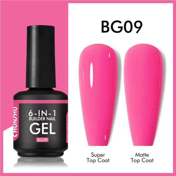 6 IN 1 Extension Gel 15ML Builder Nail Gel In A - Image 8