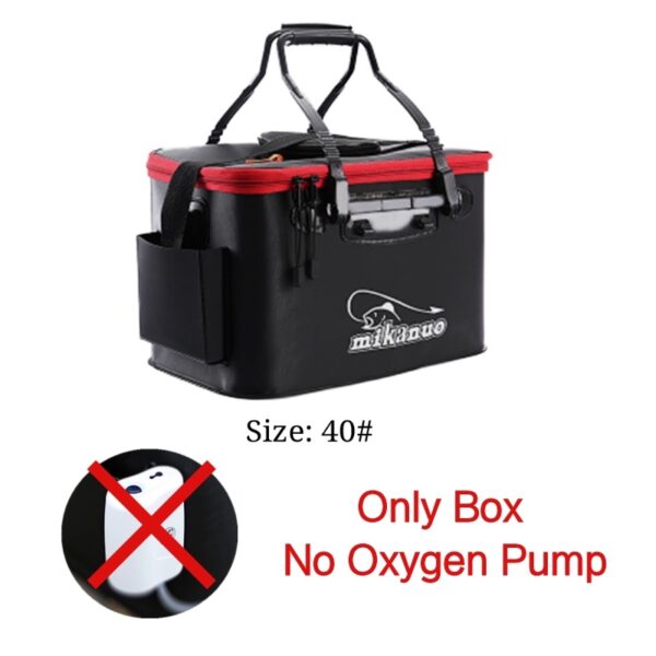EVA Portable Fishing Bag Folding Thicken Live Fishing Box Tank Bucket Camping Fishing Tackle Fishbox Storage Bag - Image 6