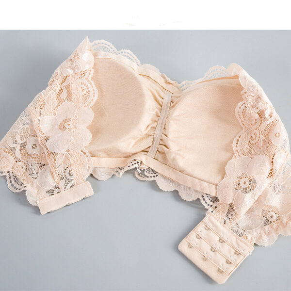 Popular Lace Strapless Bra And Undershirt Tube Top Underwear With Chest Pad Back Breasted Girly And Fashion Sexy Bandeau Beauty Back - Image 5