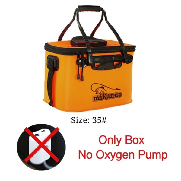 EVA Portable Fishing Bag Folding Thicken Live Fishing Box Tank Bucket Camping Fishing Tackle Fishbox Storage Bag - Image 8
