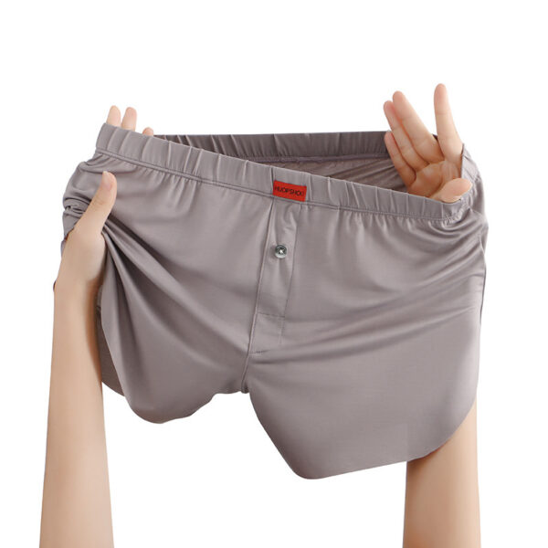 Men's Underwear Solid Color Loose Breathable Ice Silk - Image 2