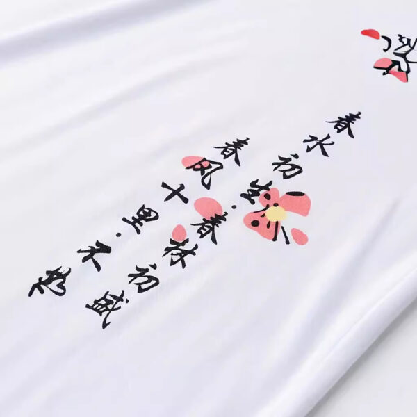 Men's Round Neck Cotton Short-sleeved T-shirt Digital Creative Printing - Image 2