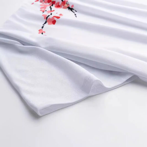 Men's Round Neck Cotton Short-sleeved T-shirt Digital Creative Printing - Image 3