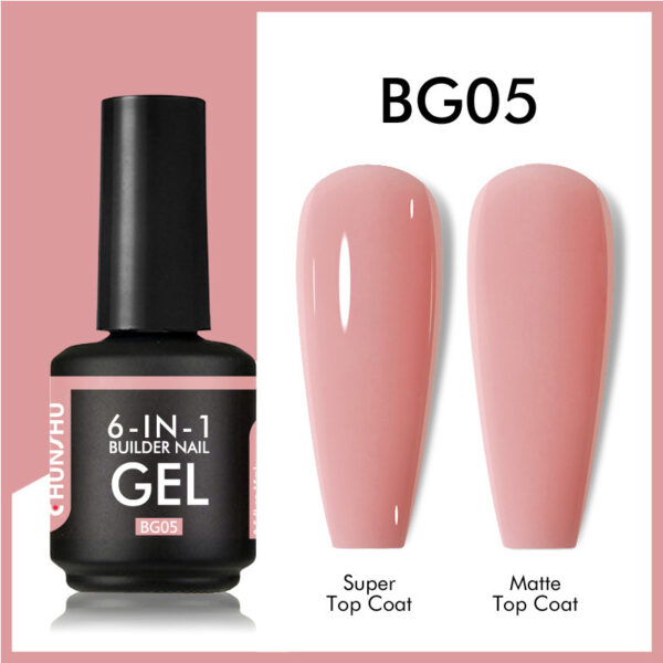 6 IN 1 Extension Gel 15ML Builder Nail Gel In A - Image 4