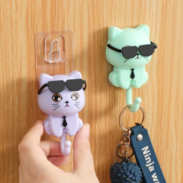Creative Cat Headband Sunglasses Cartoon Hook Punch-free - Image 5