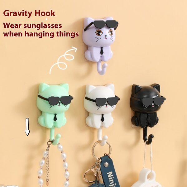 Creative Cat Headband Sunglasses Cartoon Hook Punch-free - Image 7