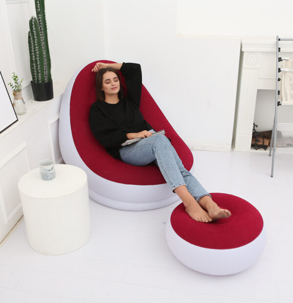 Lazy Bean Bag with Inflatable Folding Sofa - Image 7
