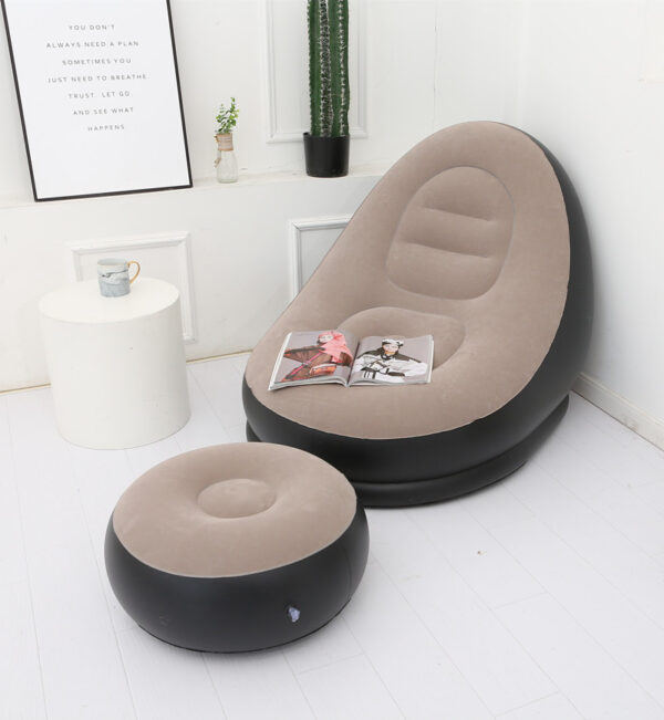 Lazy Bean Bag with Inflatable Folding Sofa - Image 6