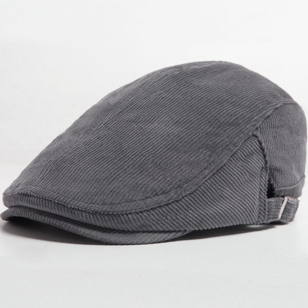 Autumn And Winter Corduroy With Two Hats - Image 6