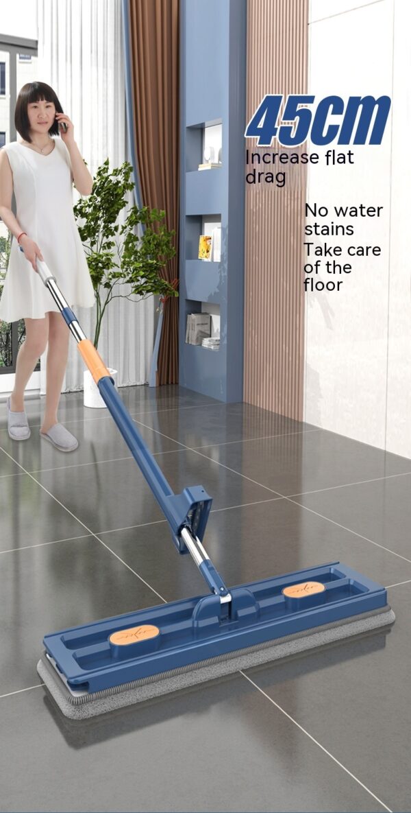 New Style Large Flat Mop 360 Rotating Mop Suitable Various Types Flooring Strong Water Absorption For Home Cleaning Floors - Image 7