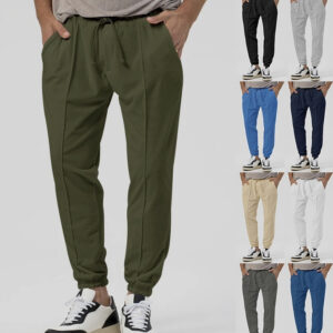 Casual Track Sweatpants Men's Loose Tappered Casual Pants
