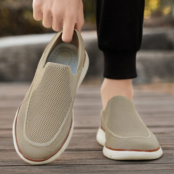 Breathable Fly Woven Mesh Men's Casual Shoes - Image 7