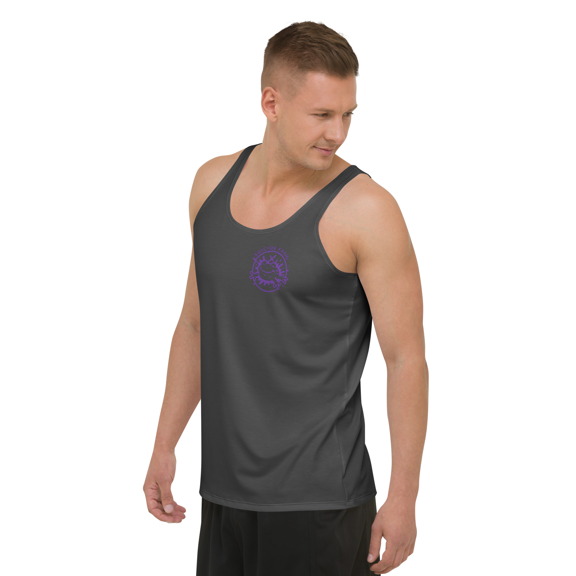 Suicide Frog Thai style purple logo tank top - Image 2