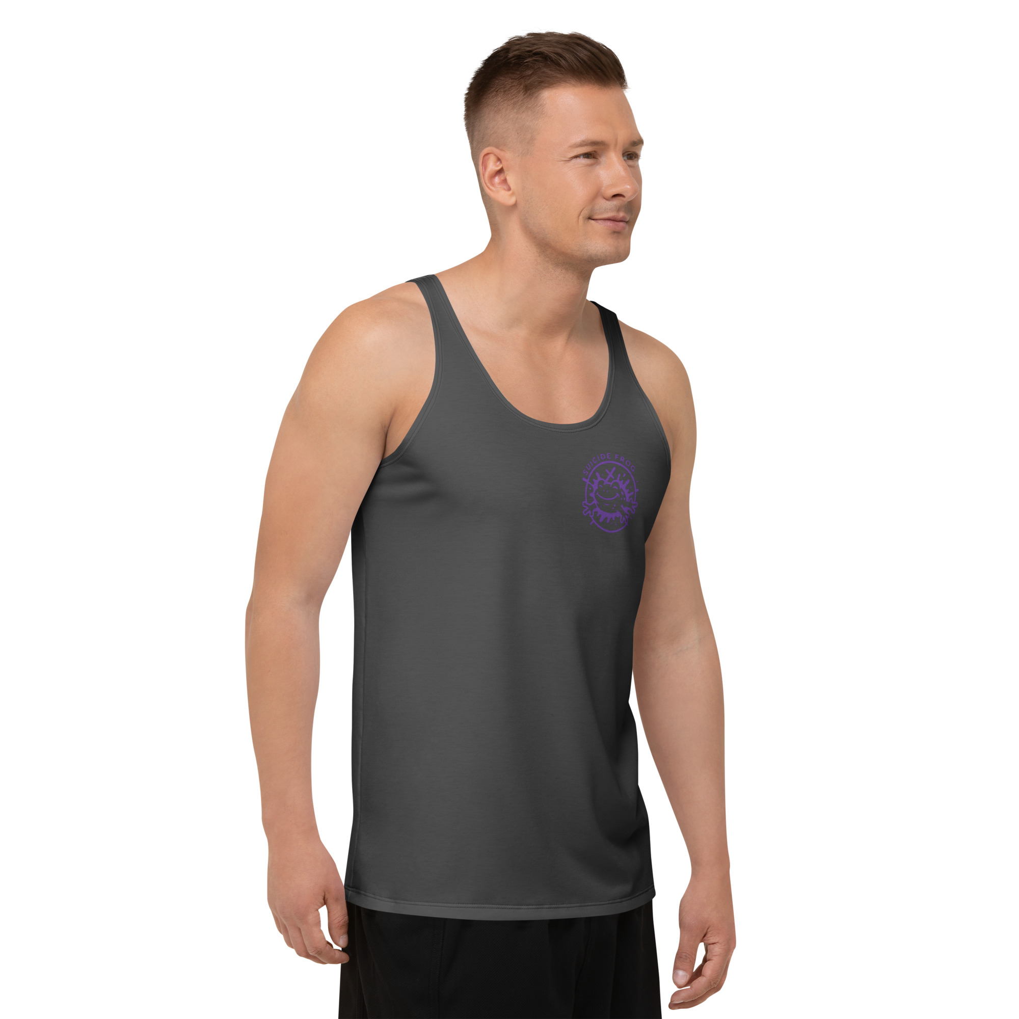 Suicide Frog Thai style purple logo tank top - Image 3
